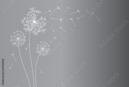 Dandelion wall decal flow in the wind wall decal dandelion wall stickers dandelion flying wall decal children s room 