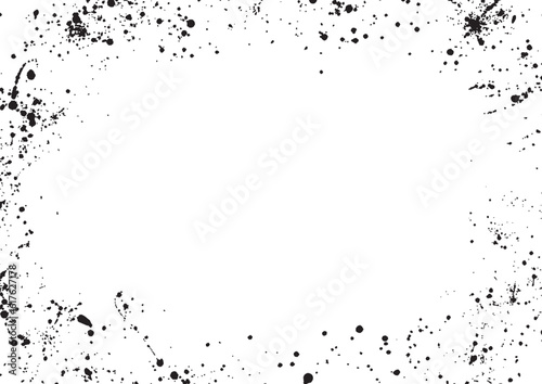 墨を散らしたような横型背景