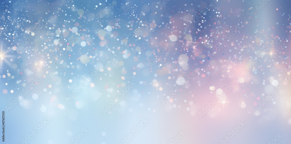 light blue bokeh background with lights and stars in the form of a shaped canvas light white and light beige Pale pink and light indigo add light, Christmas. light blue bokeh background with lights and stars in the form of a shaped canvas light white and light beige Pale pink and light indigo add light, Christmas.