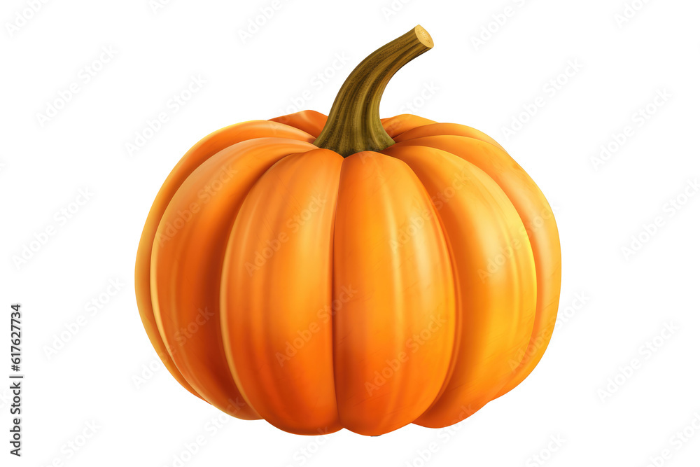 Obraz premium pumpkin, transparent background (PNG). Generative AI.