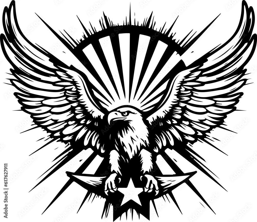 Eagle SVG, Eagle Scout SVG, 3D Eagle SVG, Eagle Pride svg, Eagle Mascot ...
