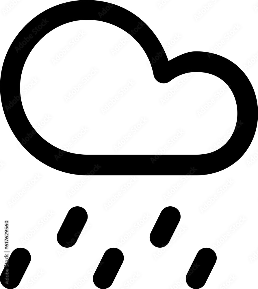 Weather rain Related Vector Line Icon Simple. l Weather rain Related Vector Line Icon Simple. l