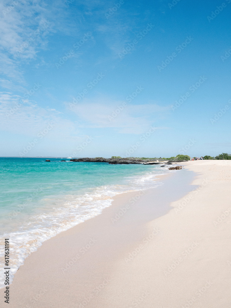 Fototapeta premium Beautiful beach at the Galápagos Islands, Ecuador