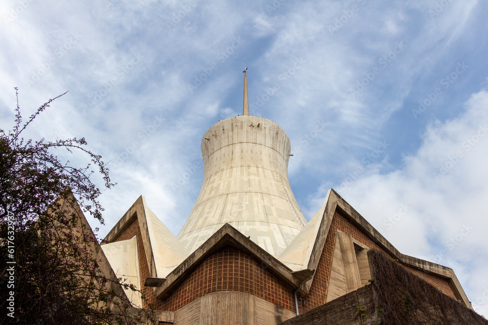 Cathédrale du Sacré-Cœur d'Alger (Sacred Heart Cathedral of Algiers), a Roman Catholic church located in Algiers, Algeria and completed in 1956.