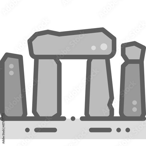 stonehenge two tone icon