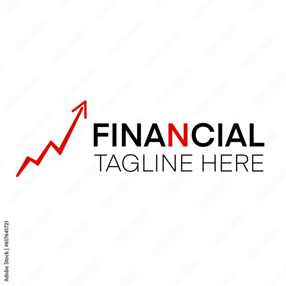 Fototapeta premium Data Finance Vector Logo design for insurance