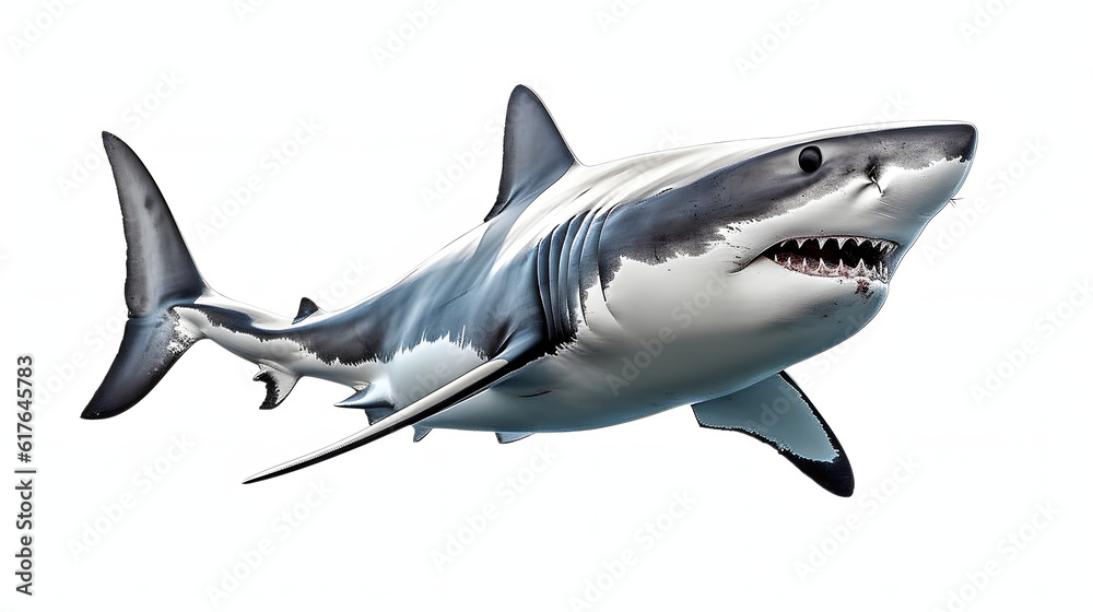 shark isolated on white shark isolated on white
