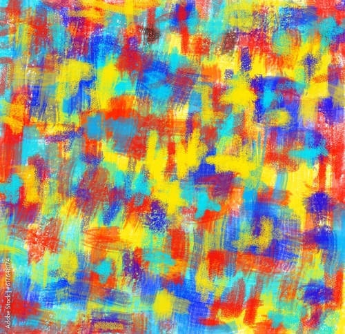 Original abstract paint background - noise of colors created by me. Perfect background for design. The meaning of the picture  a lot of noise - little sense