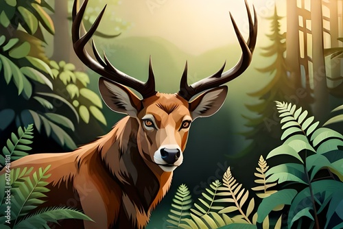 deer in the forest