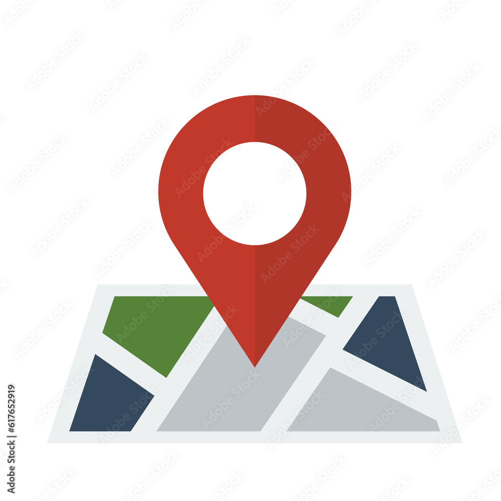 Location pin on map Location pin on map