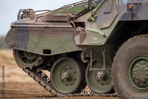 Vilnius Lithuania 2022-05-16
The Marder is a German infantry fighting vehicle operated by the German Army