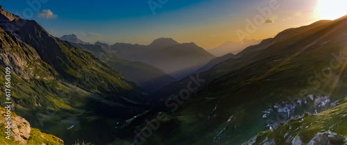 Sonnenaufgang im Binntal - Mittleb  rg  Wallis  Switzerland