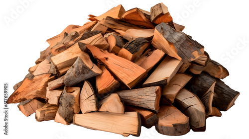 自然の温かさ: 焚き火のための薪の魅力 No.009 | Natural Warmth: The Allure of Firewood for Campfires Generative AI