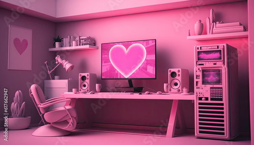 Valentine design room