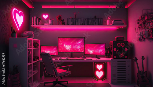 Valentine design room
