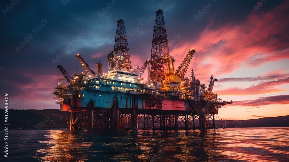 Open Water Exploration with a Forward-Looking Offshore Drilling Rig