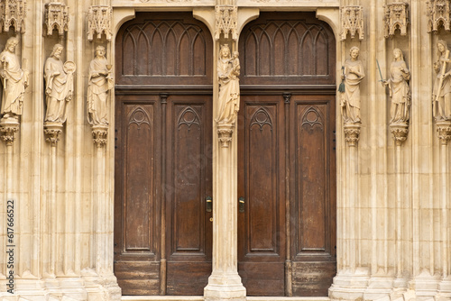 Photography Temple architecture of Vienna in Austria