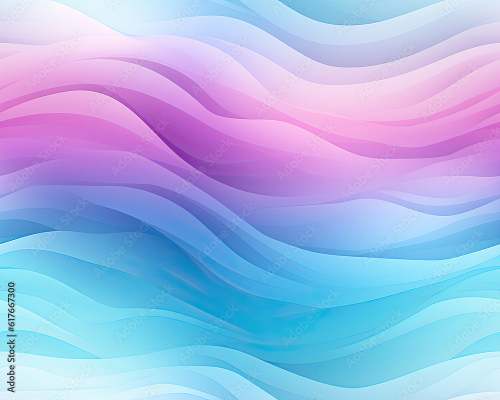 abstract cool colored seamless gradient background with waves