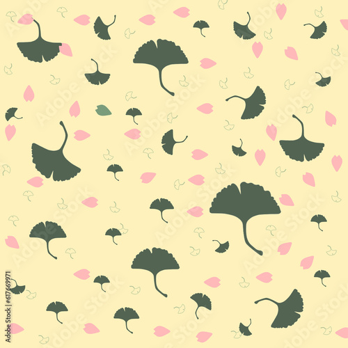 Pattern with umbrellas