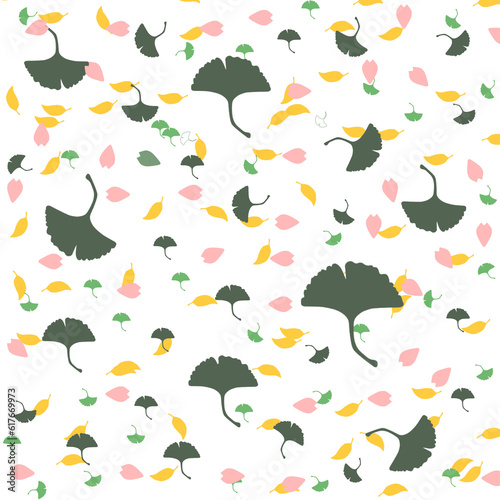 Pattern with umbrellas background