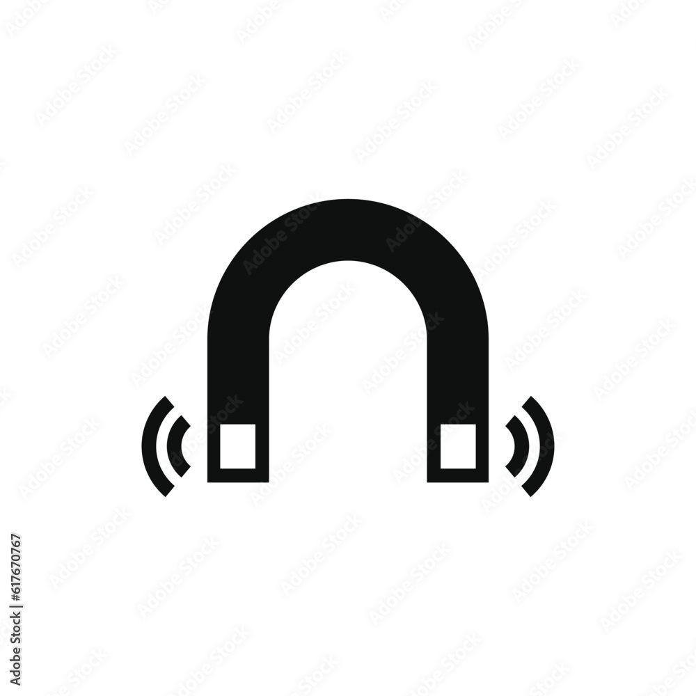 Magnet icon isolated on white background