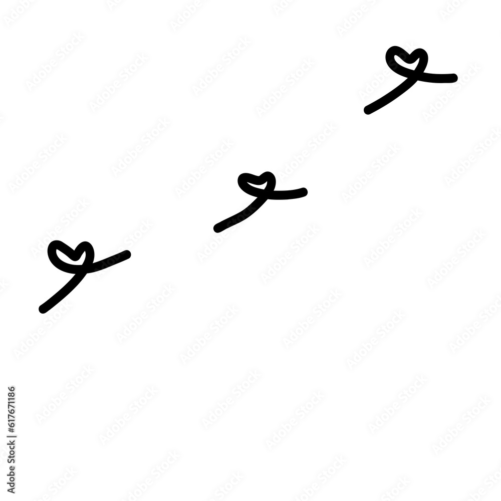 draw line heart three