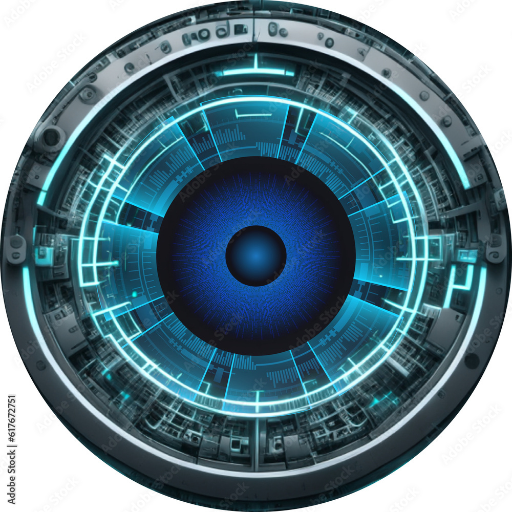 eye cyber circuit future technology concept background eye cyber circuit future technology concept background