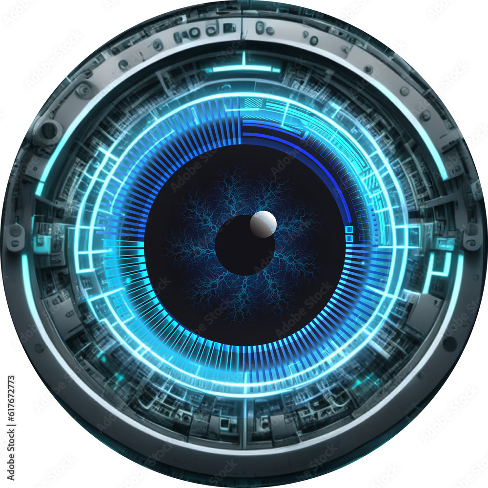eye cyber circuit future technology concept background eye cyber circuit future technology concept background