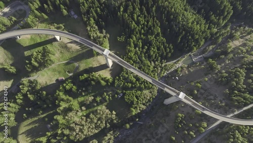 Ganter Bridge, Simplon Pass Road, Ganter Valley, Ried-Brig, Valais, Switzerland, Europe