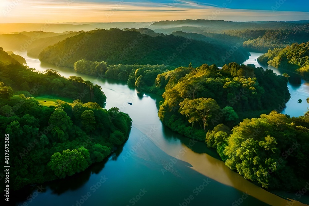 view of the river