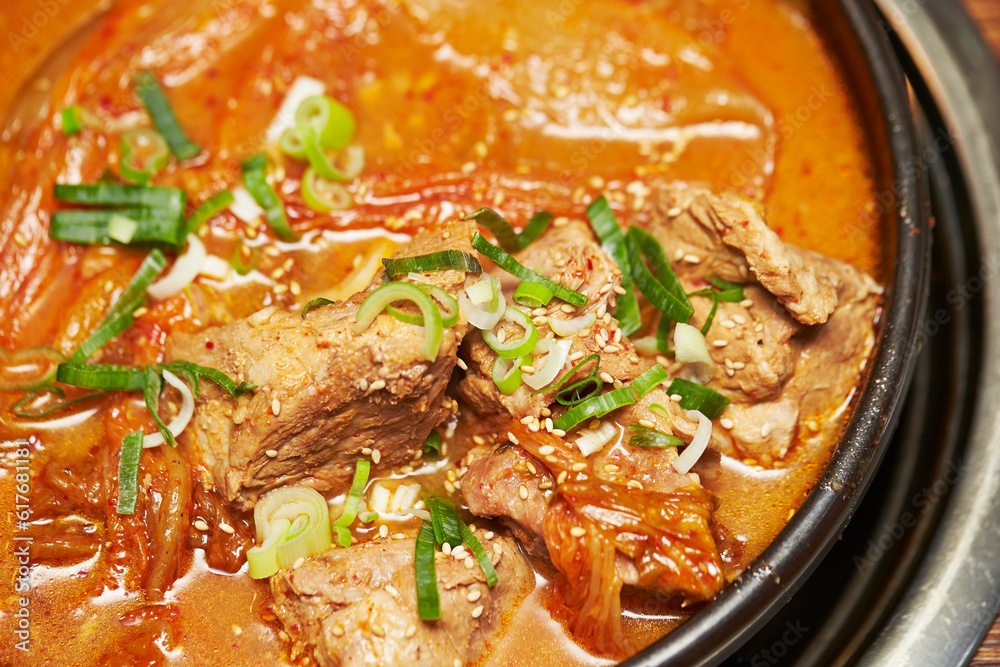 Pork and Kimchi Stew ,Korean food Pork and Kimchi Stew ,Korean food