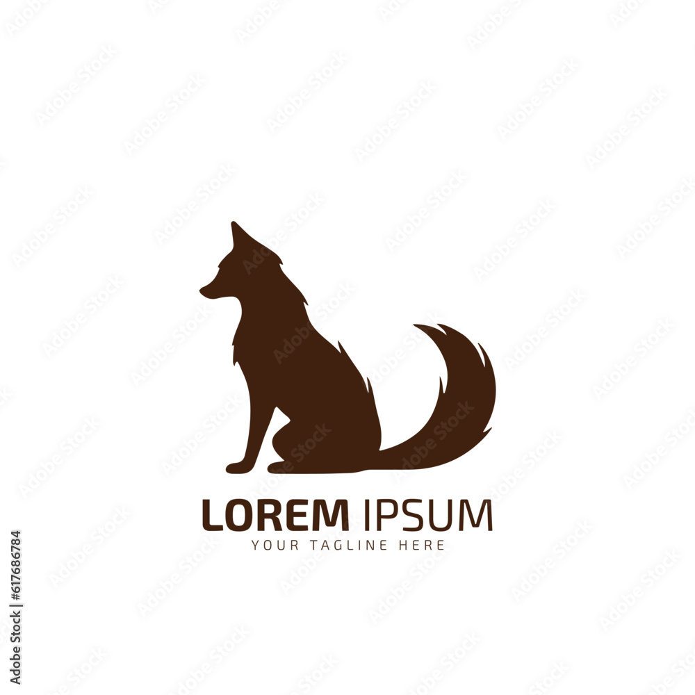 unique fox logo design icon vector unique fox logo design icon vector