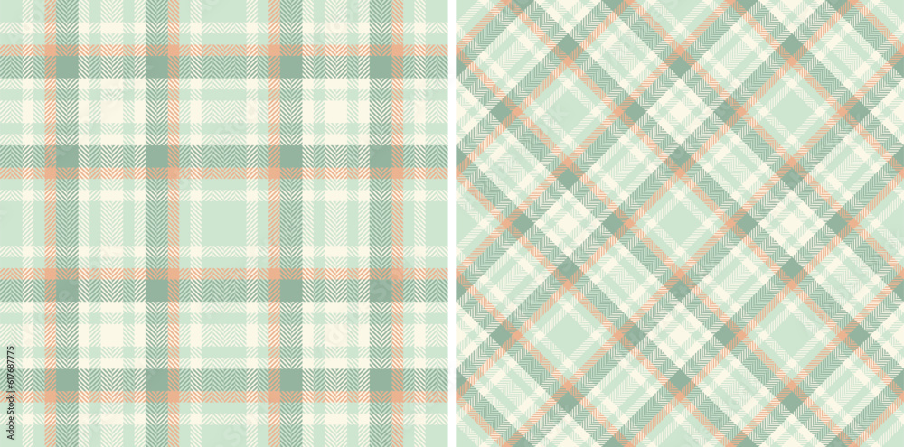 Tartan seamless texture of plaid textile background with a check vector fabric pattern.