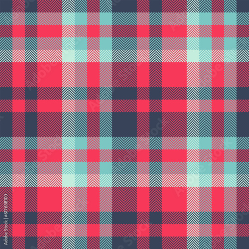 Check vector fabric of texture tartan background with a pattern seamless plaid textile.