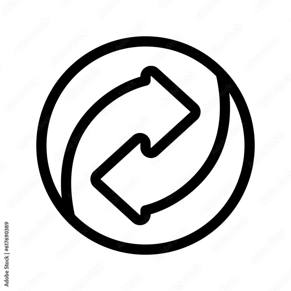 Recycling Icon Vector Symbol Design Illustration Recycling Icon Vector Symbol Design Illustration