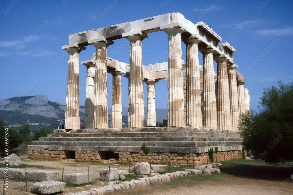 Obraz premium Greek temples