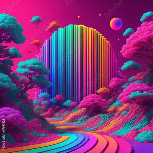 Color mix background 