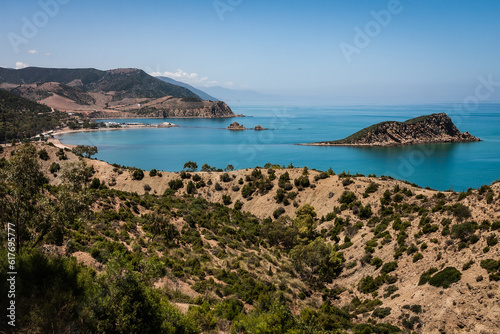 The bay of Cala Iris is located in Morocco, in the Alboran Sea, in the province of Al Hoceima. It is part of the Al Hoceima National Park. This serene and peaceful bay is an ideal camping spot, boasti photo