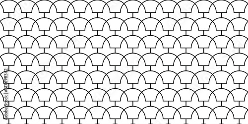 Seamless leaf and slab mosaic tile pattern. Digital backdrop illustration. 