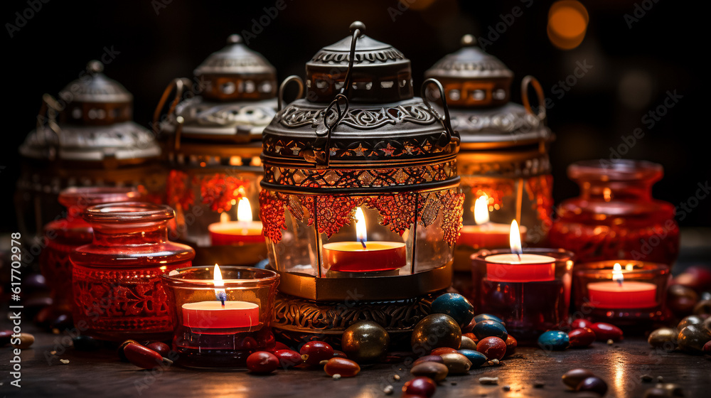 candles in temple candles in temple