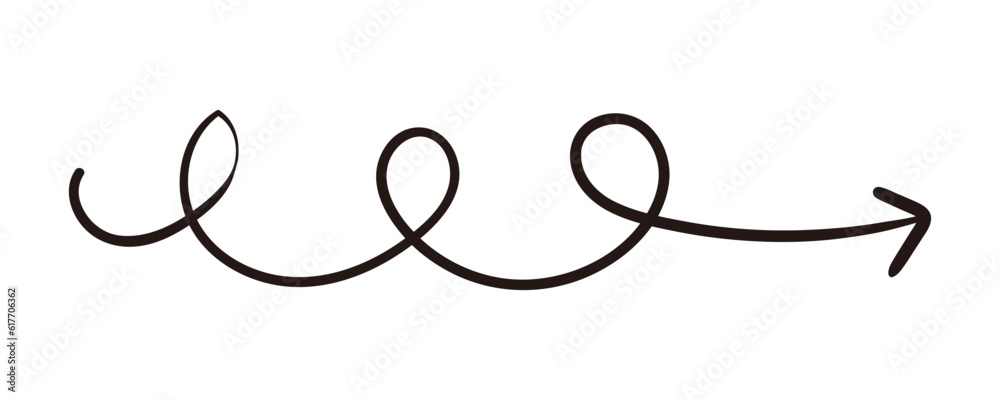 Hand drawn line arrow elements Hand drawn line arrow elements