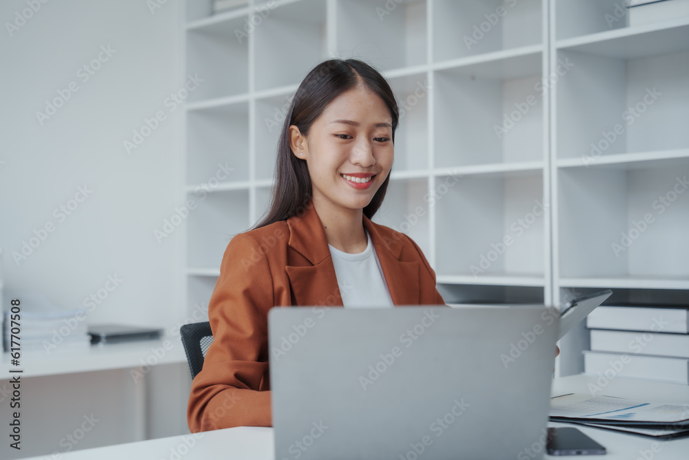 Confident Female CEO Analyze Financial Projects. Intraday stock trader businesswoman working at desk, Dividend, Stock Broker, Windfall, Initial public offering (IPO), Mutual Fund, Capital, par price Confident Female CEO Analyze Financial Projects. Intraday stock trader businesswoman working at desk, Dividend, Stock Broker, Windfall, Initial public offering (IPO), Mutual Fund, Capital, par price