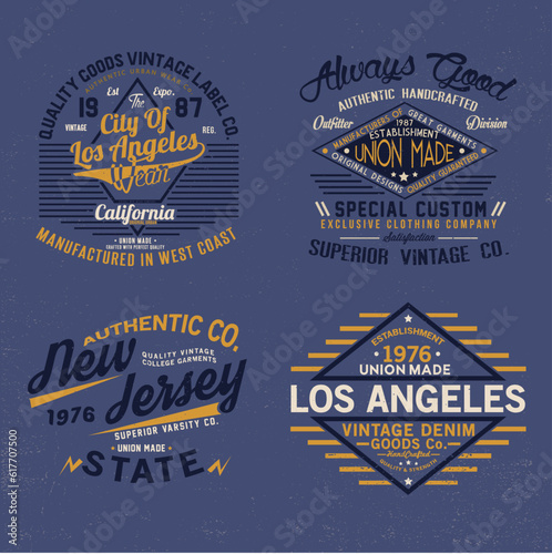 print design pack with typo as vector