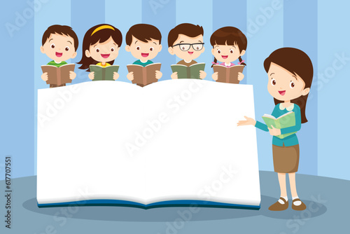 Student reading book concept 020