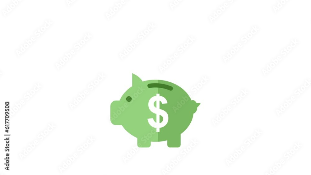 Money Deposit on a Pigi Bank 