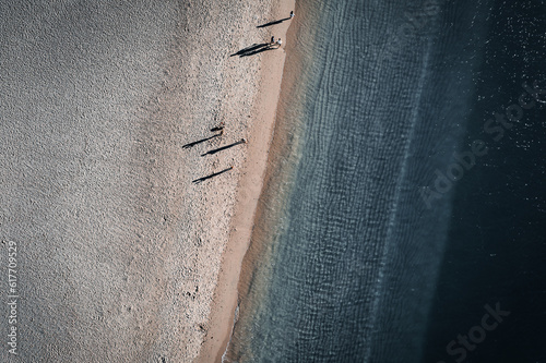 Aerial People on Beach, South Australia