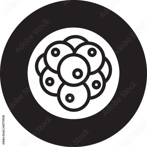embryo glyph icon