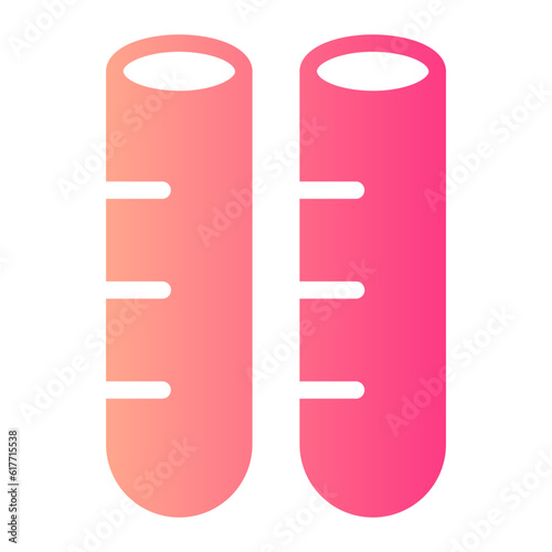 test tube gradient icon