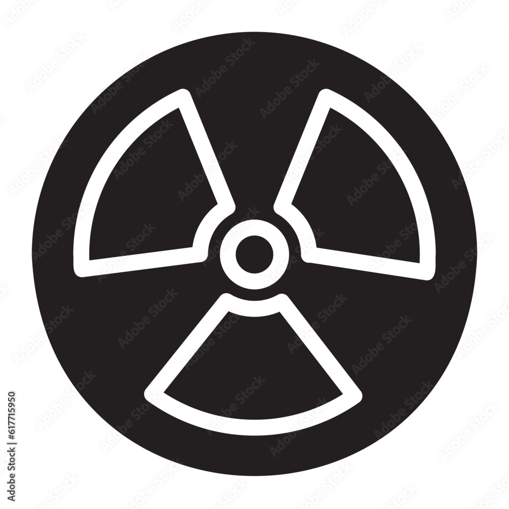 nuclear glyph icon nuclear glyph icon