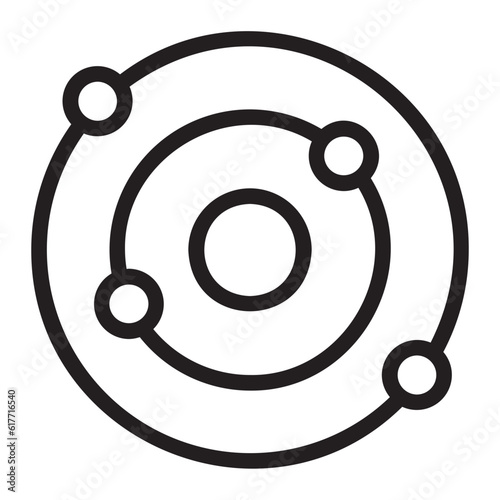 orbit line icon